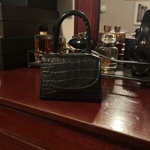 Mini black purse